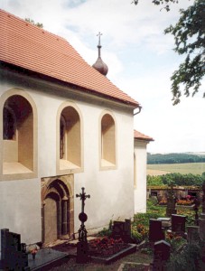 Kostel sv. Jana Křtitele v nedalekém Strážišti - foto Roman Abušinov C