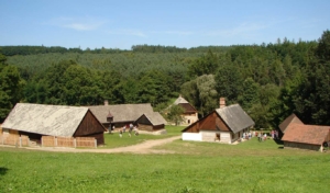 Skanzen Vysoký Chlumec - Exteriér